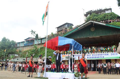 In Mon the 79 th Indian Independence Day was celebrated with MLA ...