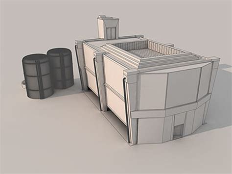 3DS Max Building Model 的图像结果