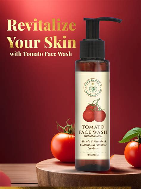 VITMINVEDA-Natural-Tomato-Glycerine-Face-Wash-100ml