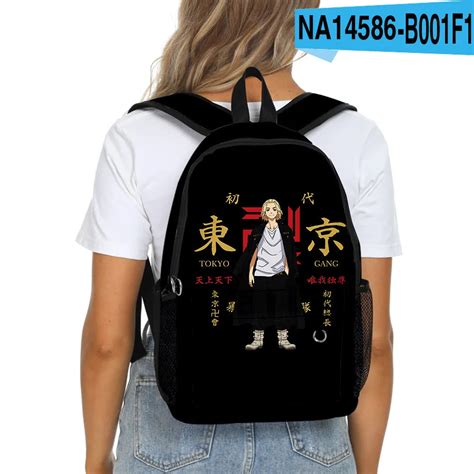 Harajuku Tokyo Revengers School Bag 3D Print Waterproof Backpack Boys ...