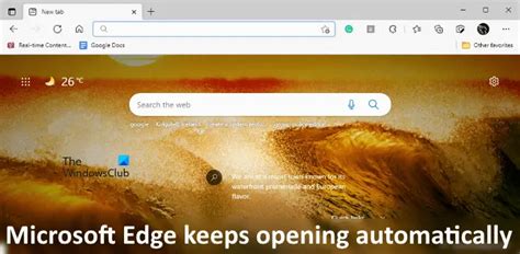 Image result for Microsoft Edge Automatically Opens