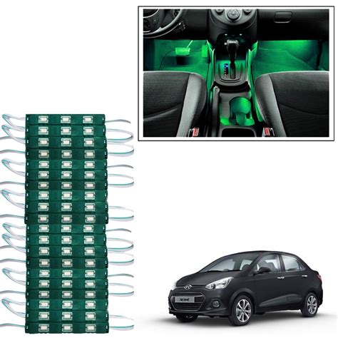 Vheelocityin 60 LED Custom Cuttable Car Green LED Light for Interior ...