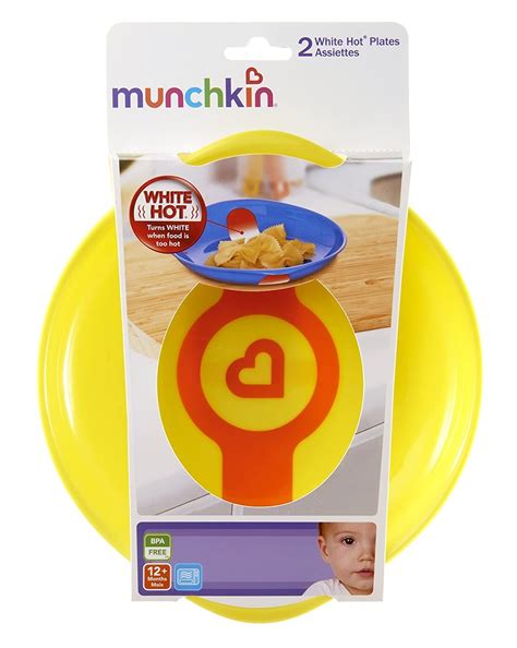 Buy Munchkin White Hot Plates Assorted Pack of 2 Online at Best Price ...