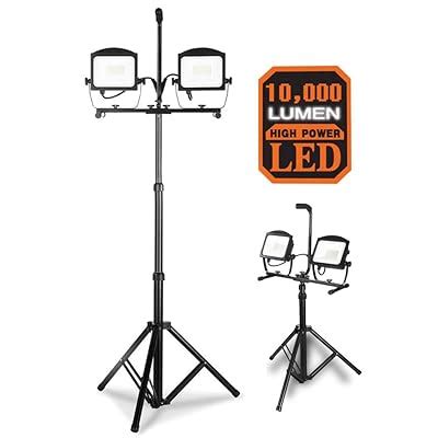 Dddddd 100W Waterproof LED Work Light with Adjustable Stand India | Ubuy