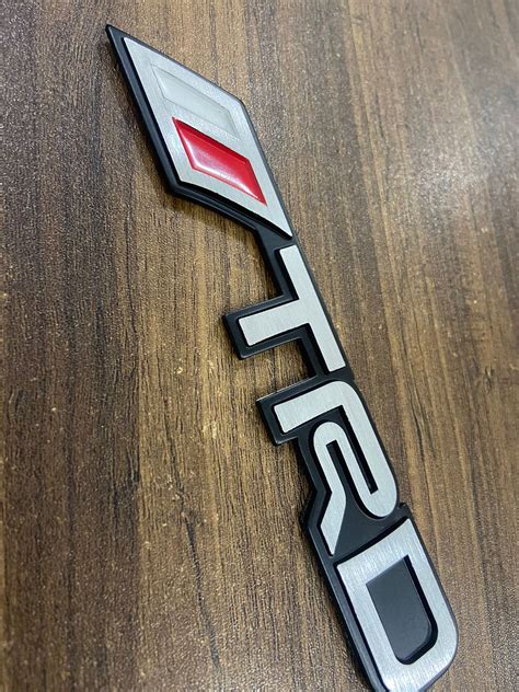 3D Laxury TRD Logo Shield Badge Emblem Sticker Body Side Badge for All ...