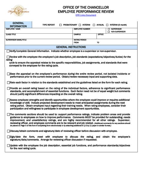 Employee Performance Reviewform 001 send - OFFICE OF THE CHANCELLOR ...