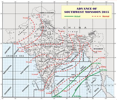 Feeling the heat? This map shows how soon the monsoon is coming to your ...