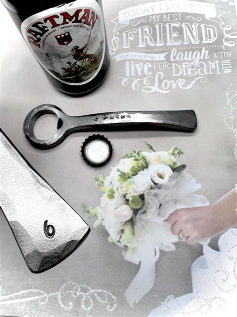 6 Years Iron Wedding Anniversary Gift Bottle Opener for Him, Her or the ...