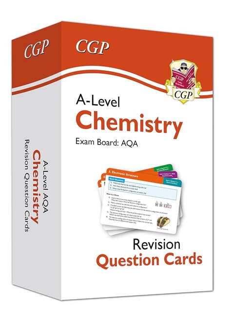 A-Level Chemistry AQA Revision Question Cards (CGP A-Level Chemistry ...