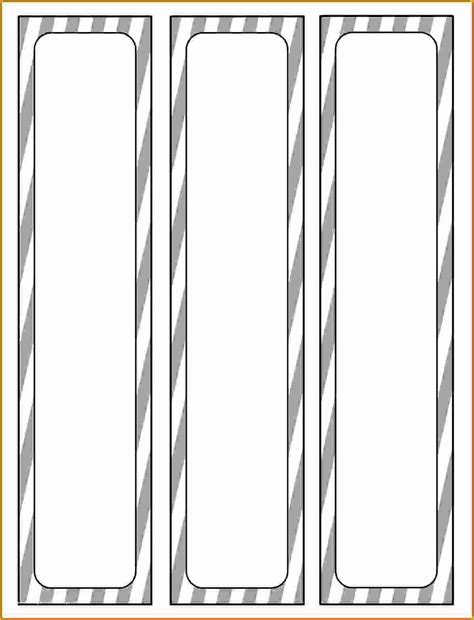 Binder Spine Template 1 Inch