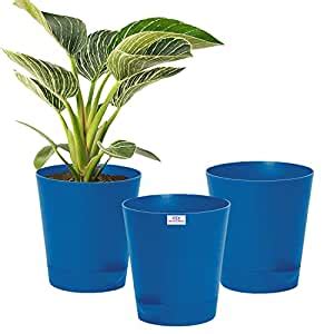 Heart Home Plastic Titan Pot|Garden Container for Plants & Flowers|Self ...