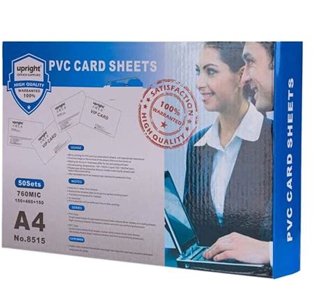 Dotpot PVC Dragon Sheet Set of 50 Core and 100 Overlay Inkjet Printable ...