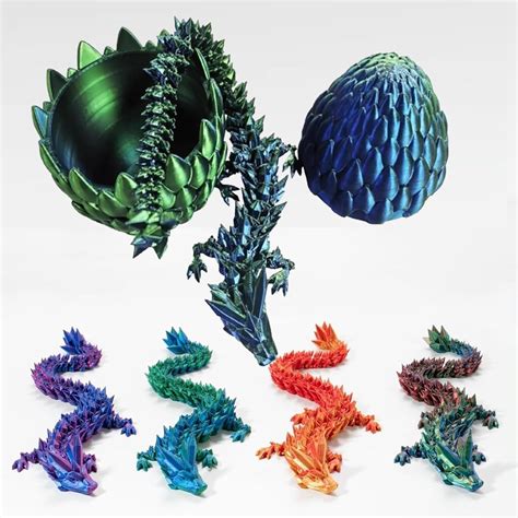 Generic 3D Printed Dragon Articulated Crystal Dragon India | Ubuy