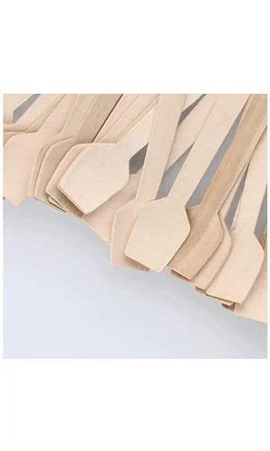 Wooden Cutlery - Wooden Favda Ice Cream Spoon 9.5 cm. from Mumbai