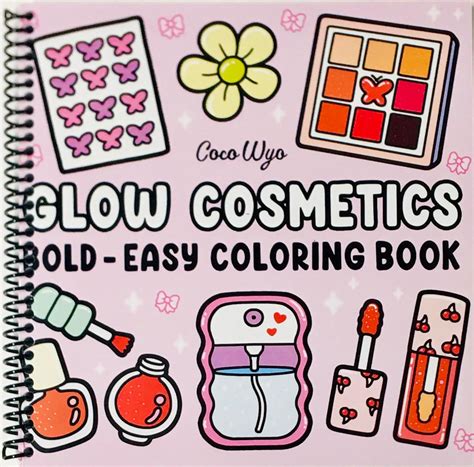 Glow Cosmetics: Coloring Book for Adults and Kids, India | Ubuy