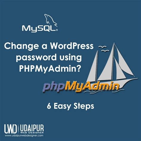 How to Change Password in phpMyAdmin 的图像结果