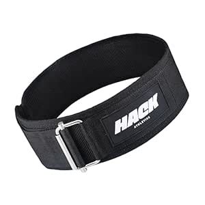 Buy Hack Athletics Premium Quick Locking Weight Lifting Nylon Velcro ...