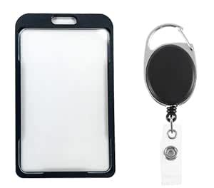 AccuPrints Natural Hard Metal (Aluminum Alloy) PVC ID Card Holder/Badge ...