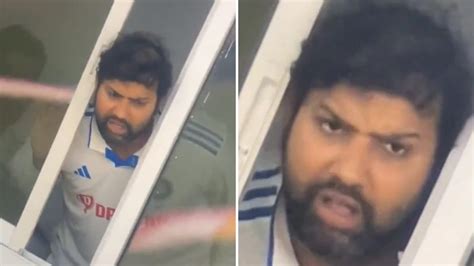 'Weekend Khtam Ho Gya?': Rohit Sharma's Bewildered Peep Outside The ...