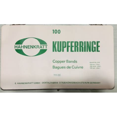 Assorted Copper Rings from Hahnenkratt - Dentalmart