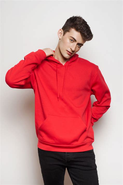 Mens Red Hoodie