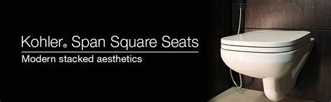 KOHLER Span (Square) Quiet Close Toilet Seat (White) : Amazon.in: Home ...