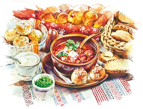 Русская кухня. Russian dishes. Часть 1 on Behance