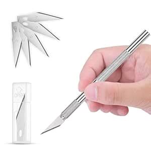 GLUN® Detail Pen Knife With 5 Sharp Blades For DIY, Art & Craft Work (1 ...
