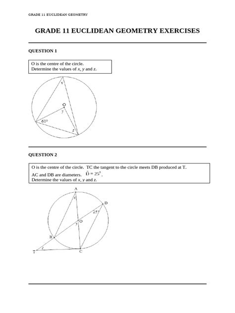 Image result for Circle Geometry Grade 11 Tutorial