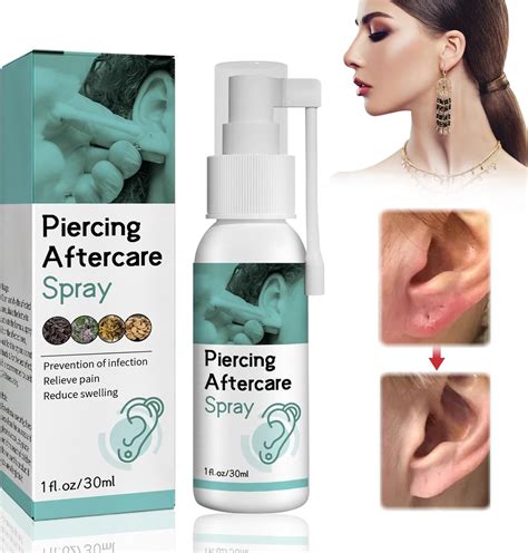 Piercing Cleaning Solution, Piercing Aftercare Spray, Post Piercing ...