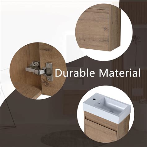 Buy HAALVDE 18 Bathroom Vanity with Sink Combo, 18 Inch for Small Space ...