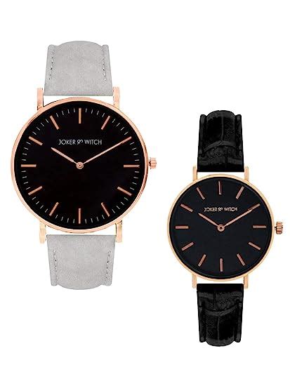 Buy Joker & Witch Jo & Laurie Couple Watch Gift Set for Men and Women ...