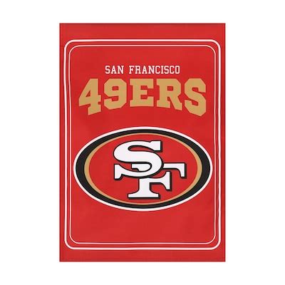 Garden flag San Francisco 49ers Decorative Banners & Flags at Lowes.com