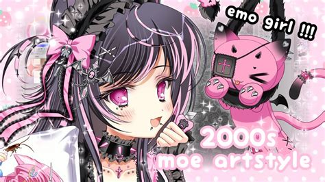 lets render a 2000s anime art style while listening to nightcore ...