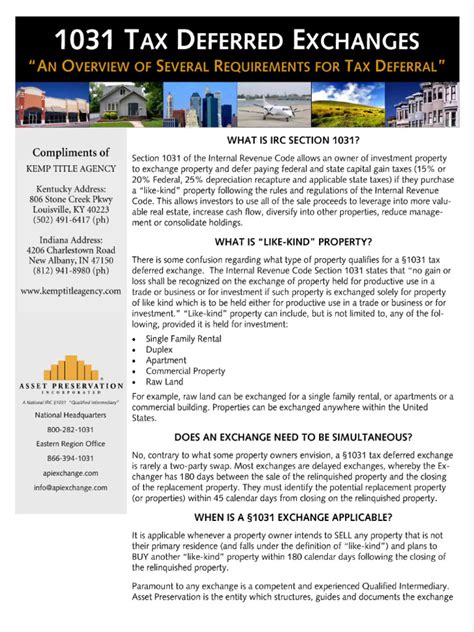 Image result for Section 1031 Exchange Examples