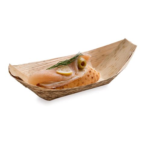 Buy Restaurantware 8.5 x 4 Inch Food Boat 200 Bamboo Display Boats ...
