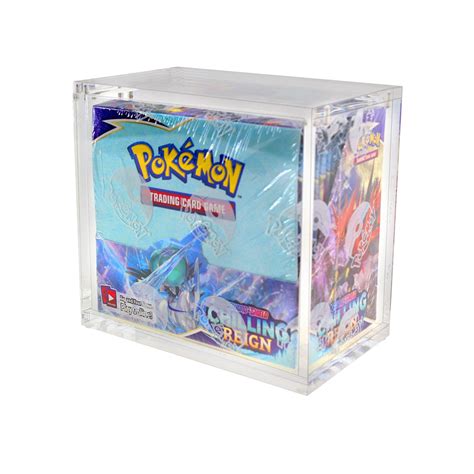 Transparent Acrylic Booster Case Pokemon Card Collection Display Box ...