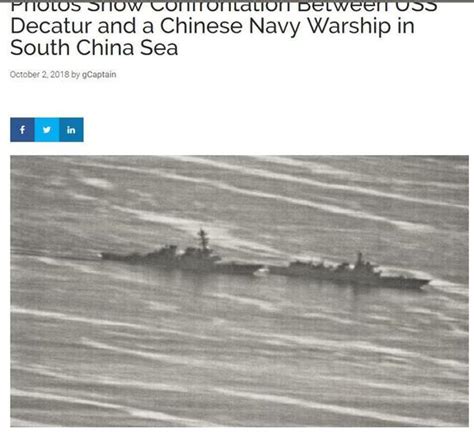 中国军舰驱离闯南海美舰照片曝光 高速切入逼其转弯|中国|南海|美舰_新浪军事_新浪网