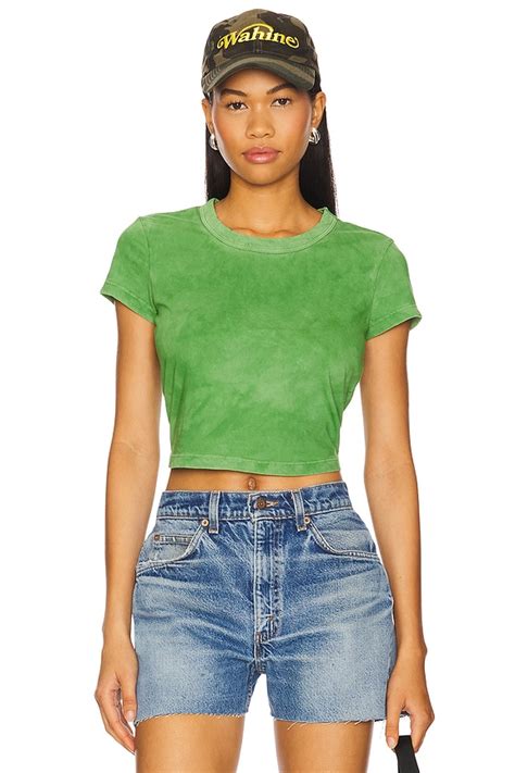 COTTON CITIZEN Standard Baby Tee in Vintage Emerald | REVOLVE