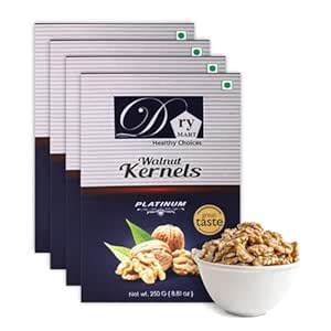 DRY.Mart Premium Walnut Kernels Natural & Crunchy Akhrot Giri | Rich in ...