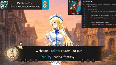 Image result for Ren'Py Codes