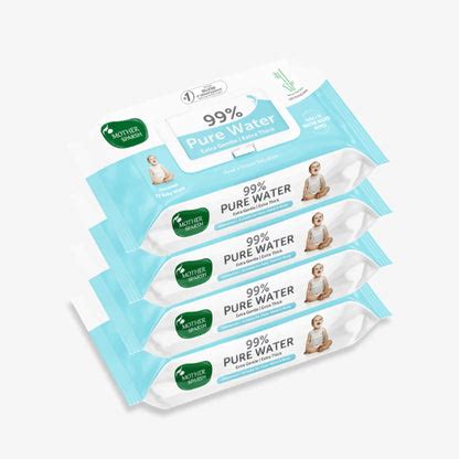 Baby Wipes Super Saver Pack - 72pcs Medical Grade Wipes