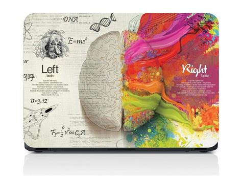 PIXELARTZ Laptop Skin Left & Right Brain Anatomy HD Quality 15.6 Inches ...