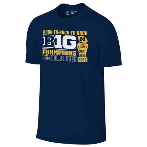 Men's Original Retro Brand Navy Michigan Wolverines Back-to-Back-to ...
