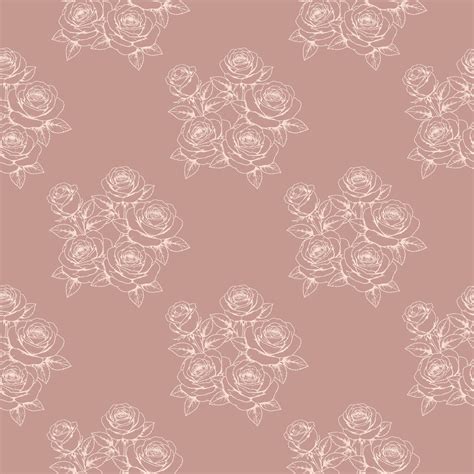 Romantic Rose Floral Seamless Pattern for Wedding Invitation Background ...