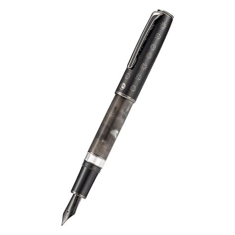 Shop Hongdian N7 Grey Fountain Pen|Resin Pens Online |Makoba |Hongdian