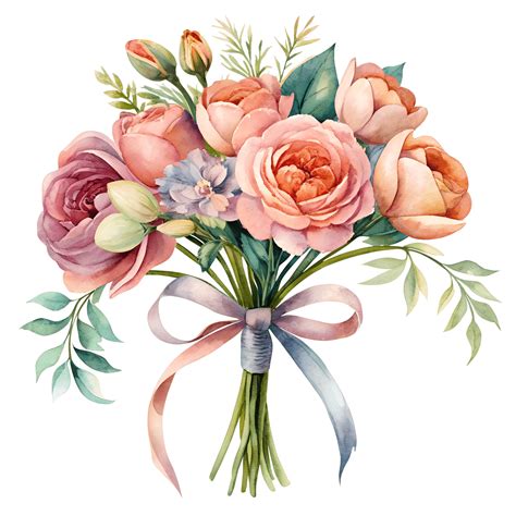 Wedding Flower Bouquet Clipart