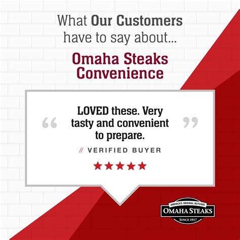 Omaha Steaks Reviews & Testimonials from Customers
