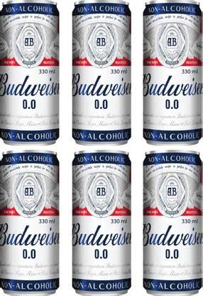 Budweiser 0.0 Non Alcoholic Beer Can Price in India - Buy Budweiser 0.0 ...