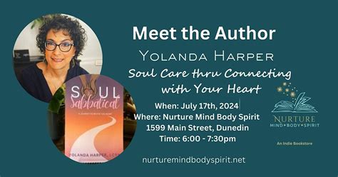 Meet the Author: Yolanda Harper -Soul Care Thru Connecting with Your ...